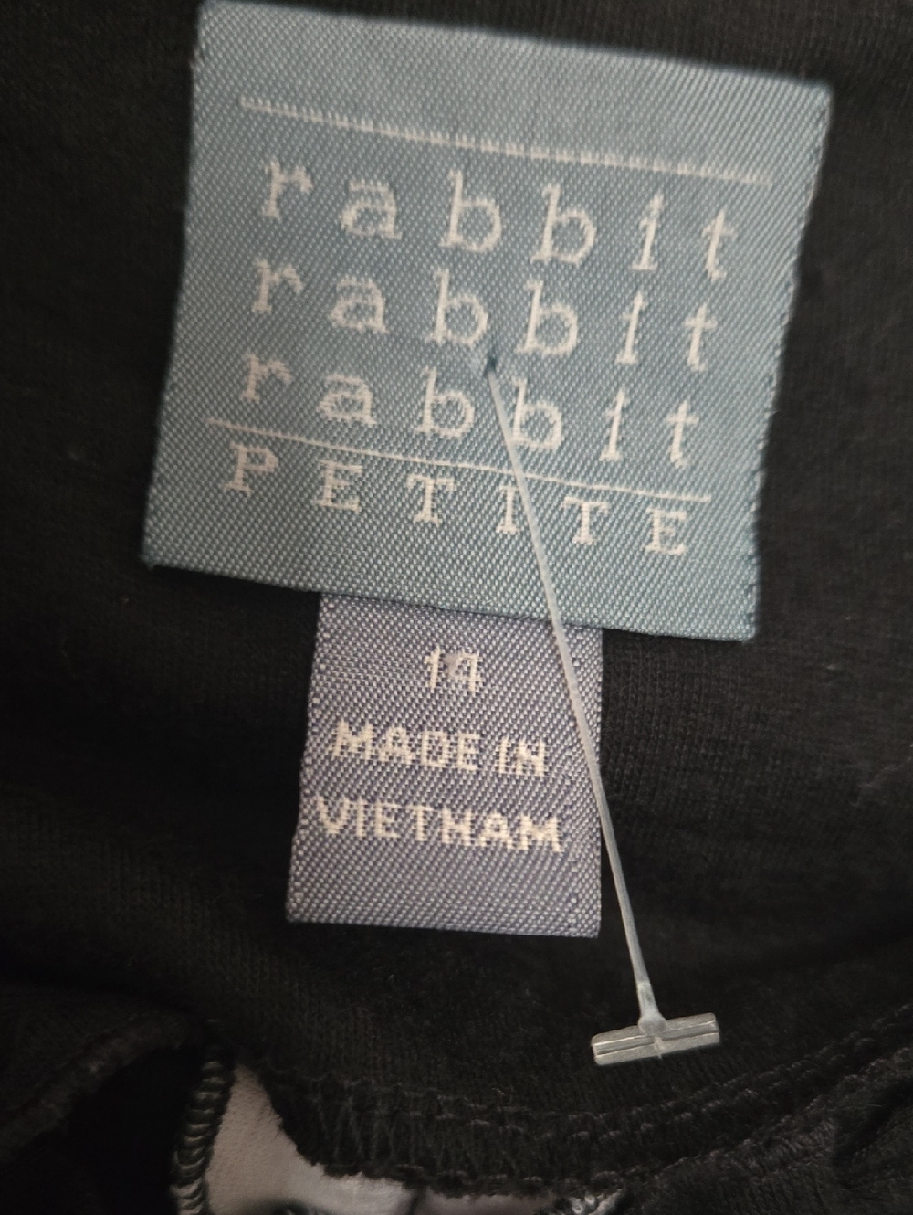 Rabbit Rabbit Rabbit Black Dress with Cream Ruffle Accents - Picture 3 of 3